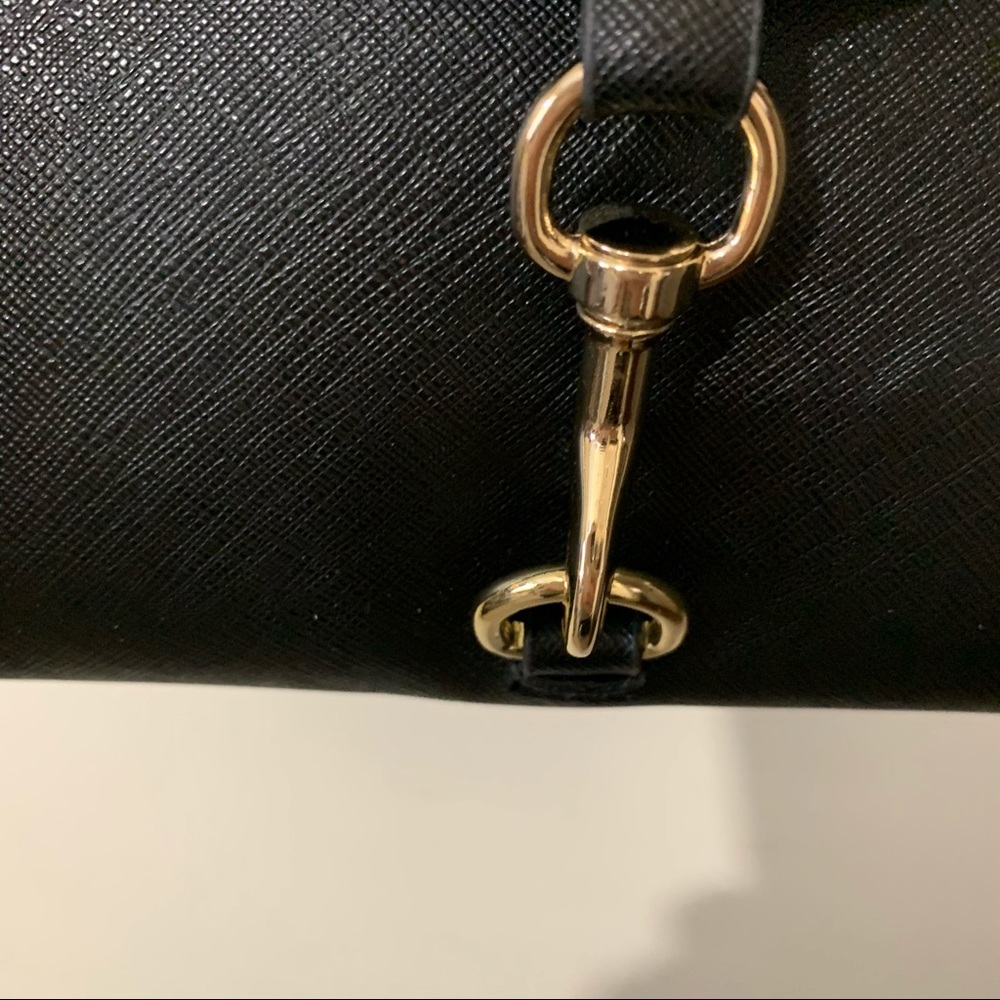 Lionel Brittany Black Vegan Leather Crossbody/Bag - Picture 8 of 15